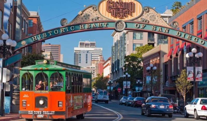 Old Town Trolley San Diego California Stati Uniti