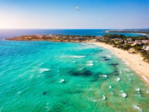 Punta Prosciutto,Puglia, una famosissima spiaggia dalla sabbia bianca