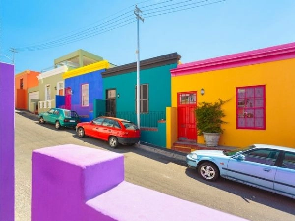 Case colorate in Bo-Kaap, Città del Capo
