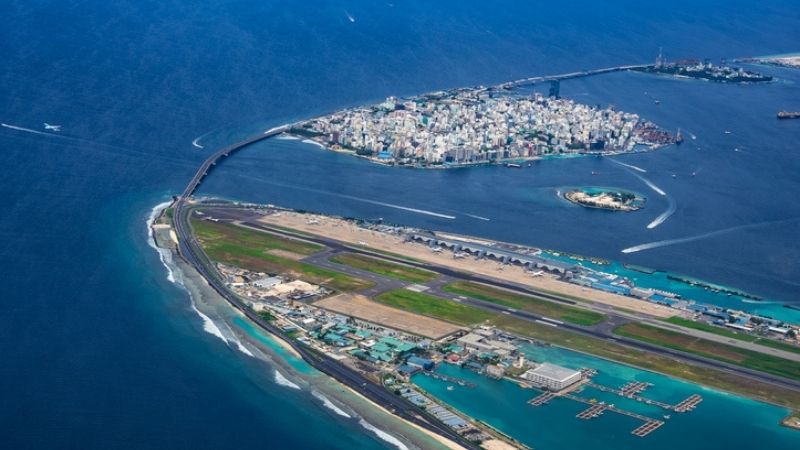 Malé City, e l’aeroporto internazionale di Velana