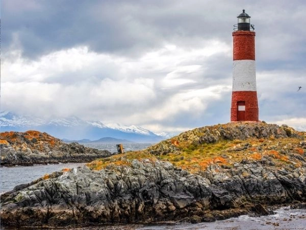 Les Eclaireurs Lighthouse, attrazione principale di Ushuaia, Argentina