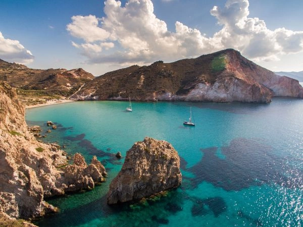 Isola di Milo fa parte dell'arcipelago delle Isole Cicladi
