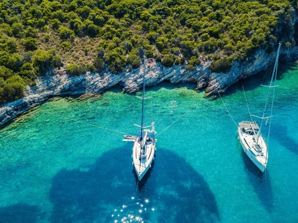 Isola di Paxos è una delle più grandi isole ionie