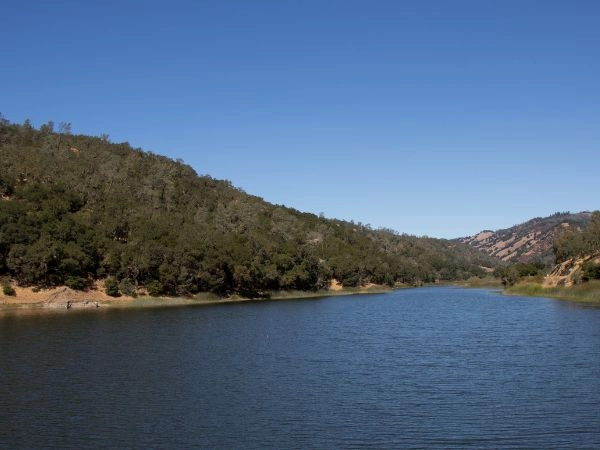 Il Fiume Napa è un elemento paesaggistico ricorrente e caratteristico