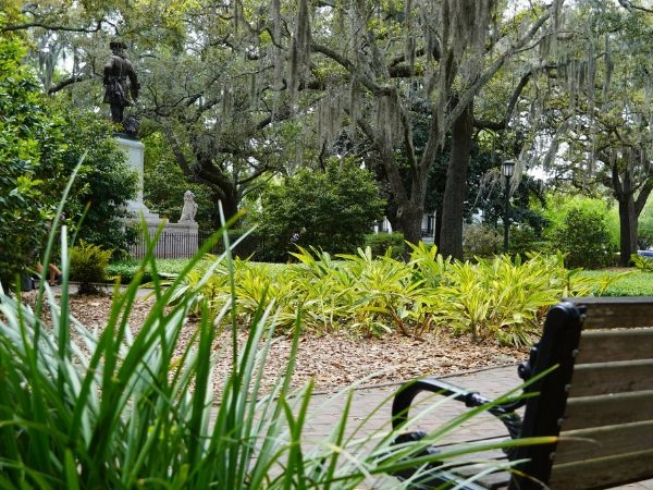 Chippewa Square; dove si potrà ammirare anche il più antico teatro di tutti gli Stati Uniti ancora attivo il Savannah Theatre