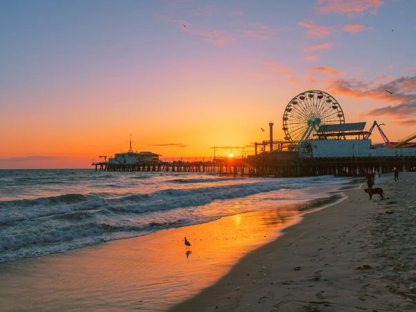 La spiaggia e il molo di Santa Monica è una vera e propria icona di Los Angeles