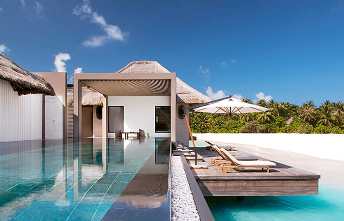 Water Villa resort di lusso Cheval Blanc Randheli