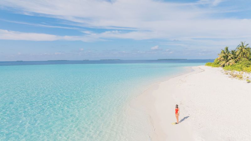 la natura delle isole maldive dove si trovano