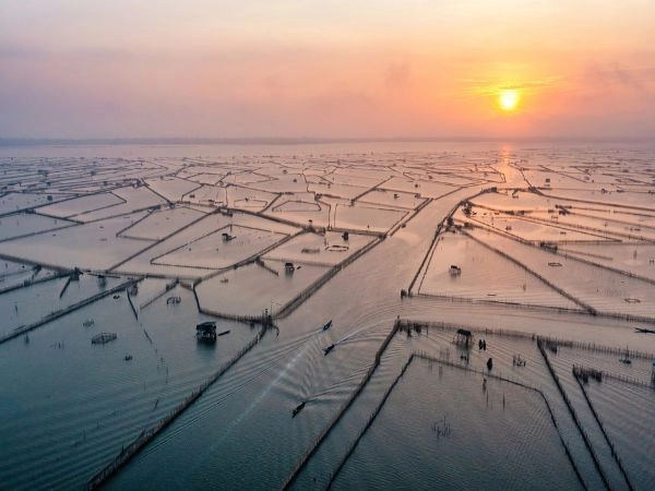 Visitare la laguna di Chuon, parte della famosa laguna di Tam Giang