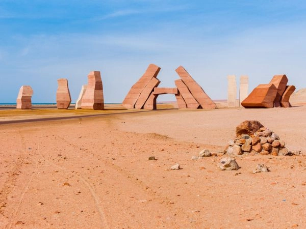 Porta di Allah nel parco nazionale di Ras Mohammed, penisola del Sinai in Egitto