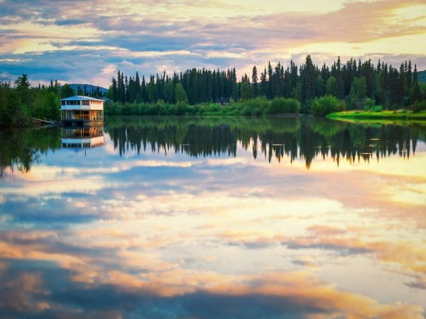 Fairbanks è un'altra destinazione ideale per vedere l'aurora boreale