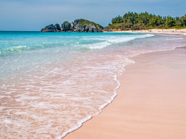 Horseshoe Bay Beach, Bermuda, spiaggia di sabbia rosa