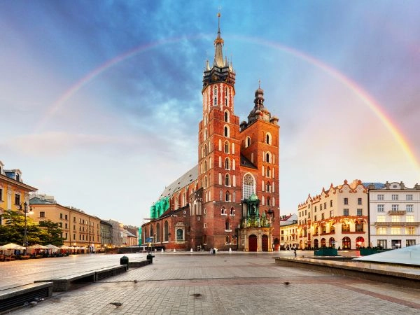 Visitare la Basilica di Santa Maria nella piazza principale di Cracovia