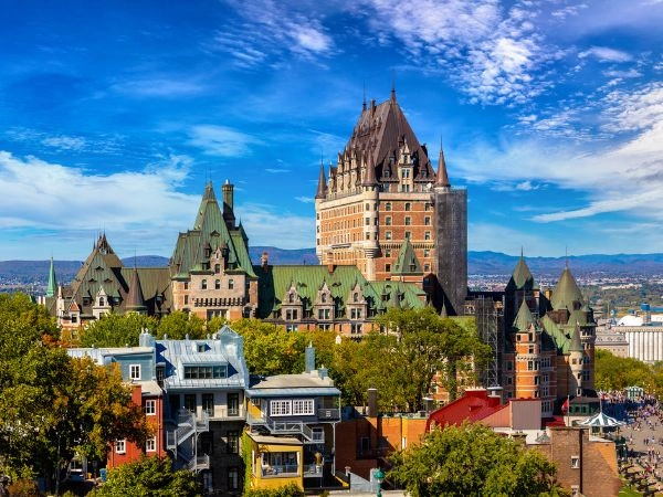 Nel cuore antico di Québec City, sorge il Château Frontenac