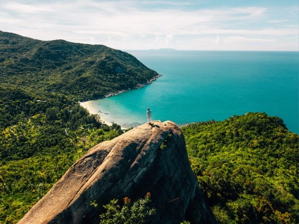 visitare il punto di vista su Koh Phangan, Thailandia